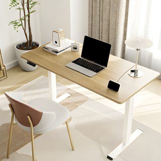 Office Electric Table 120cm with adjustable height feature, designed for ergonomic comfort and productivity in modern workspaces.