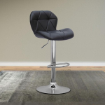 black adjustable barstool, adjustable height bar stool, modern black barstool, swivel black barstool, black bar chair, black counter height stool, ergonomic adjustable barstool, black barstool with footrest, black gas lift barstool, contemporary adjustable stool, black kitchen island stool, black barstool with backrest, black barstool for breakfast bar, minimalist adjustable bar chair, PU leather black barstool, black bar stool with chrome base, rotating black barstool, black bar chair with hydraulic lift, high back black barstool, black adjustable pub stool, stylish black counter stool, metal frame black barstool, black adjustable stool for bar counter