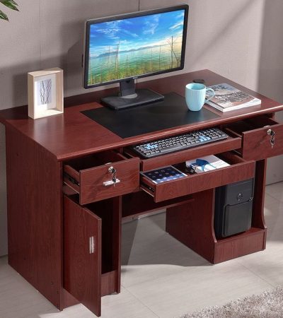 Designed for comfort and efficiency, the Computer Work Desk with Keyboard Tray combines modern style with functional utility. Featuring a sliding keyboard tray, sturdy frame, and ample workspace, this desk is ideal for home offices, study rooms, and compact workspaces.