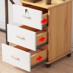 Rolling Printer Stand Cabinet - Image 2