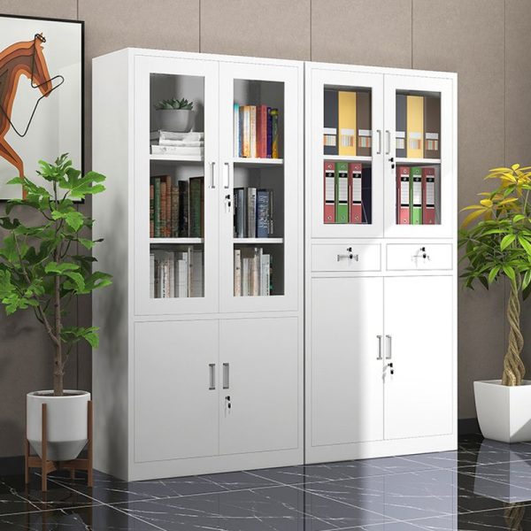 half-glass door storage cabinet, glass and metal storage cabinet, half-view office cabinet, half-glass filing cabinet, storage cabinet with glass door top, steel cabinet with glass doors, half-glass cupboard, lockable half-glass cabinet, two-door glass office cabinet, half-glass display cabinet, half-glass storage unit, office storage cabinet with glass panel, modern half-glass door cabinet, hybrid glass metal cabinet, half-glass document cabinet, half-glass book cabinet, office organizer cabinet with glass doors, secure half-glass filing cabinet, cabinet with transparent upper doors, vertical half-glass door cabinet, half-glass shelving cabinet, half-glass steel office cabinet, half-glass storage cupboard, elegant half-glass office cabinet