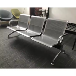 metal reception office bench, steel reception bench, office waiting area metal bench, 3-seater metal office bench, public waiting bench metal, durable metal office seating, modern reception bench steel frame, visitor seating metal bench, office guest metal bench, stainless steel reception bench, metal bench for reception area, commercial metal bench for office, ergonomic reception metal bench, heavy-duty office waiting bench, powder-coated steel office bench, metal bench for hospital and office, sleek metal waiting bench, industrial style office bench, metallic reception lounge bench, office hall metal seating bench, airport style office bench, sturdy metal visitor bench