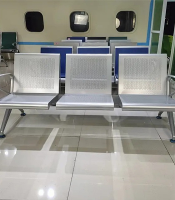 steel three-person bench, 3-seater steel bench, metal waiting area bench, three-seat office bench, steel public seating bench, airport style metal bench, heavy-duty steel bench, three-person seating bench, commercial steel bench, hospital waiting bench, office reception steel bench, steel bench with armrests, modern steel bench for lobby, durable 3-seater metal bench, indoor steel waiting bench, steel bench for clinics and offices, rust-resistant steel bench, ergonomic steel bench, powder-coated metal bench, steel visitor seating bench, three-seat lobby bench, institutional use steel bench, high-capacity metal bench, steel hallway bench seating