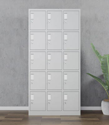 15 locker steel cabinet, steel cabinet with 15 lockers, metal 15-door storage cabinet, office steel locker cabinet, 15 compartment steel locker, durable steel locker cabinet, 15-locker metal storage unit, powder-coated steel cabinet 15-door, industrial locker cabinet, school and office steel locker, employee storage steel cabinet, multi-door steel locker unit, 15-locker organizer cabinet, personal locker cabinet steel, heavy-duty metal locker cabinet, secure steel cabinet with multiple lockers, 15-locker wardrobe cabinet, steel storage locker for staff, grey steel locker cabinet, steel cabinet for gym or office, compact steel locker system, 15-unit steel filing locker