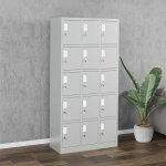 15 locker steel cabinet, steel cabinet with 15 lockers, metal 15-door storage cabinet, office steel locker cabinet, 15 compartment steel locker, durable steel locker cabinet, 15-locker metal storage unit, powder-coated steel cabinet 15-door, industrial locker cabinet, school and office steel locker, employee storage steel cabinet, multi-door steel locker unit, 15-locker organizer cabinet, personal locker cabinet steel, heavy-duty metal locker cabinet, secure steel cabinet with multiple lockers, 15-locker wardrobe cabinet, steel storage locker for staff, grey steel locker cabinet, steel cabinet for gym or office, compact steel locker system, 15-unit steel filing locker
