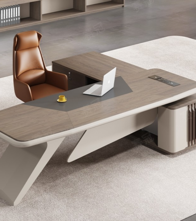 2025 Wooden Boss Luxury Desk – Prestige, Power, and Timeless Craftsmanship Command attention in your office with the 2025 Wooden Boss Luxury Desk, a statement piece that combines classic elegance with modern functionality. Designed for executives, directors, and leaders, this desk offers a spacious working area and premium wooden craftsmanship that reflects authority and refined taste. Constructed from high-quality wood with a flawless finish, it delivers durability, sophistication, and a professional presence. The expansive surface accommodates computers, files, and essential office tools, while its luxury detailing makes it a centerpiece for any corporate or high-end home office. Key Features: Premium solid wood construction for lasting durability Spacious desktop for efficient workflow and organization Elegant, luxury finish with timeless appeal Sturdy build for daily executive use Perfect for CEO offices, director suites, and upscale workspaces Easy to maintain and designed for long-term performance