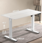120cm electrical adjustable desk, 120cm electrical adjustable office table, 120cm electrical adjustable computer desk, 120cm electrical adjustable study desk, 120cm electrical adjustable home desk, 120cm electrical adjustable workstation, 120cm electrical adjustable pc desk, 120cm electrical adjustable laptop table, 120cm electrical adjustable standing desk, 120cm electrical adjustable sit-stand desk, 120cm electrical adjustable ergonomic desk, 120cm electrical adjustable office workstation, 120cm electrical adjustable work from home desk, 120cm electrical adjustable student desk, 120cm electrical adjustable modern desk, 120cm electrical adjustable compact desk, 120cm electrical adjustable space saving desk, 120cm electrical adjustable dual motor desk, 120cm electrical adjustable single motor desk, 120cm electrical adjustable executive desk, 120cm electrical adjustable modular desk, 120cm electrical adjustable L-shaped desk, 120cm electrical adjustable corner desk, 120cm electrical adjustable foldable desk, 120cm electrical adjustable portable desk, 120cm electrical adjustable slim desk, 120cm electrical adjustable multifunctional table, 120cm electrical adjustable strong frame desk, 120cm electrical adjustable steel frame desk, 120cm electrical adjustable wooden desk, 120cm electrical adjustable premium desk, 120cm electrical adjustable professional office table, 120cm electrical adjustable stylish desk, 120cm electrical adjustable trendy desk, 120cm electrical adjustable workstation with drawers, 120cm electrical adjustable workstation with shelves, 120cm electrical adjustable workstation with wheels, 120cm electrical adjustable workstation with cable management, 120cm electrical adjustable workstation with monitor stand, 120cm electrical adjustable workstation with keyboard tray, 120cm electrical adjustable workstation for students, 120cm electrical adjustable workstation for professionals, 120cm electrical adjustable workstation for home office, 120cm electrical adjustable workstation for corporate use, 120cm electrical adjustable workstation for gaming, 120cm electrical adjustable workstation with ergonomic design, 120cm electrical adjustable workstation for productivity, 120cm electrical adjustable workstation with sleek finish, 120cm electrical adjustable workstation with premium design, 120cm electrical adjustable workstation for freelancers, 120cm electrical adjustable workstation with smart design, 120cm electrical adjustable workstation with heavy duty frame, 120cm electrical adjustable workstation for modern homes, 120cm electrical adjustable workstation with stylish finish, 120cm electrical adjustable workstation with multipurpose use, 120cm electrical adjustable workstation with contemporary design, 120cm electrical adjustable workstation with classic look, 120cm electrical adjustable workstation with minimal style, 120cm electrical adjustable workstation for creative work, 120cm electrical adjustable workstation with advanced features, 120cm electrical adjustable workstation with durable frame, 120cm electrical adjustable workstation for apartments, 120cm electrical adjustable workstation for long hours, 120cm electrical adjustable workstation with professional design, 120cm electrical adjustable workstation with space saving design, 120cm electrical adjustable workstation with smart storage. The 120cm Electrical Adjustable Table is a modern height-adjustable desk designed to bring flexibility, comfort, and efficiency to your workspace. With an easy-to-use electric lift system, you can seamlessly switch between sitting and standing positions, promoting better posture and healthier work habits. Its 120cm wide surface offers ample space for your computer, documents, and office essentials, making it ideal for home and professional use. Crafted with durability in mind, this adjustable table features a sturdy frame and smooth motorized adjustment for long-lasting performance. Its sleek design complements any office or home setup, creating a productive and ergonomic environment. Key Features: 120cm wide tabletop for spacious working area Electric height-adjustable system for sit-stand flexibility Promotes better posture and reduces fatigue Sturdy and durable frame for long-term use Smooth motorized adjustment for convenience Perfect for home offices, study areas, and corporate spaces