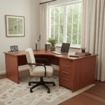 Curved L-Shape Desk - Image 4