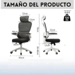 JANTENS Ergonomic highback Chair - Image 2