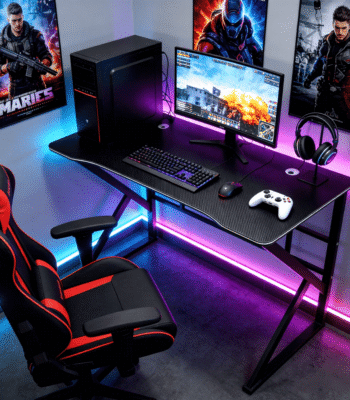 Modern Gaming Desk, gaming desk modern design, gamer computer desk, RGB gaming desk, gaming workstation desk, professional gaming table, ergonomic gaming desk, gaming desk with LED lights, modern computer gaming desk, gaming desk with monitor shelf, gaming desk with storage, gaming desk for home setup, gaming desk with cable management, carbon fiber gaming desk, gaming desk with cup holder, gaming desk with headphone hook, sturdy gaming desk, large gaming desk, gaming desk for small room, gaming desk for bedroom, minimalist gaming desk, black gaming desk, white gaming desk, gaming desk with drawers, gaming desk with keyboard tray, gaming desk for esports, pro gamer desk, gaming setup table, gaming PC desk, gaming desk with RGB strip, L shaped gaming desk, compact gaming desk, heavy duty gaming desk, gaming desk with metal frame, wooden gaming desk, gaming desk with tempered glass top, adjustable height gaming desk, standing gaming desk, gaming desk with mouse pad surface, gaming desk with gaming mat, corner gaming desk, gaming desk for streaming, gaming desk with dual monitor stand, gaming desk with CPU stand, modern gaming workstation, gaming desk for PS5, gaming desk for Xbox setup, gaming desk for console gaming, gaming desk for laptop gaming, gaming desk with power socket, gaming desk with USB port, gaming desk with cable tray, gaming desk with LED controller, gaming desk with gaming rack, gaming desk with carbon texture, gaming desk for teenagers, gaming desk for adults, affordable gaming desk, luxury gaming desk, premium gaming desk, gaming desk for office use, gaming desk for study and gaming, multipurpose gaming desk, gaming desk for creators, gaming desk for YouTube setup, gaming desk for Twitch streaming, gaming desk with sturdy legs, gaming desk with Z frame, gaming desk with K frame, gaming desk with T frame, modern black gaming desk, modern white gaming desk, modern RGB gaming desk, gaming desk with full surface mousepad, gaming desk with ergonomic design, gaming desk with reinforced steel frame, gaming desk with anti scratch surface, gaming desk with waterproof top, gaming desk with smooth finish, gaming desk for dual monitors, gaming desk for triple monitors, gaming desk with raised monitor stand, gaming desk with adjustable feet, gaming desk with footrest bar, gaming desk for compact spaces, gaming desk with side storage shelf, gaming desk with open shelves, gaming desk with closed storage, gaming desk with built in LED lights, gaming desk with remote control lights, gaming desk with gaming accessories holder, gaming desk with cable hole grommets, gaming desk with durable MDF top, gaming desk with solid wood top, gaming desk with steel legs, gaming desk with modern design finish, gaming desk for home office, gaming desk for workstation setup, gaming desk for competitive gaming, gaming desk for racing simulator setup, gaming desk with wide tabletop, gaming desk with deep surface, gaming desk with reinforced support beam, gaming desk with sleek design, gaming desk with minimalist aesthetic, gaming desk with industrial design, gaming desk with futuristic design, gaming desk for gaming room, gaming desk for studio setup, gaming desk for apartment, gaming desk for dorm room, gaming desk for kids gaming room, gaming desk for small apartments, gaming desk with compact footprint, gaming desk with spacious legroom, gaming desk with stable base, gaming desk with non slip feet, gaming desk with adjustable leveling feet, gaming desk with metal crossbar support, gaming desk with modern carbon fiber finish, gaming desk with red accents, gaming desk with blue LED lights, gaming desk with green LED lights, gaming desk with customizable RGB lighting, gaming desk with gaming aesthetic, gaming desk with premium build quality, gaming desk with durable frame, gaming desk with easy assembly, gaming desk with instruction manual, gaming desk with modern sleek edges, gaming desk with rounded corners, gaming desk with ergonomic height, gaming desk for long gaming sessions, gaming desk with anti wobble design, gaming desk with weight capacity 100kg, gaming desk with heavy duty build, gaming desk for high performance setup, gaming desk for high end PC, gaming desk with stylish finish, gaming desk with contemporary design, gaming desk for modern homes, gaming desk with smooth laminated surface, gaming desk with scratch resistant coating, gaming desk with heat resistant surface, gaming desk with high stability, gaming desk for professional gamers, gaming desk with wide leg support, gaming desk with durable coating, gaming desk with matte finish, gaming desk with glossy finish, gaming desk for gaming enthusiasts, gaming desk with modern workspace layout, gaming desk with multi functional design, gaming desk for remote work and gaming, gaming desk with spacious storage area, gaming desk with under desk shelf, gaming desk with adjustable monitor riser, gaming desk with LED lighting effects, gaming desk for immersive gaming setup, gaming desk for ultimate gaming experience, gaming desk with premium ergonomic support, gaming desk for high productivity, gaming desk with smart cable routing, gaming desk with stylish gaming theme, gaming desk with performance driven design, gaming desk with durable scratch proof top, gaming desk with thick tabletop board, gaming desk with solid construction, gaming desk for modern interior decor, gaming desk with contemporary workspace design, gaming desk for gaming lounge, gaming desk with modern urban style, gaming desk with cool gamer aesthetic, gaming desk with high quality materials, gaming desk with strong metal structure, gaming desk for immersive PC gaming, gaming desk with RGB edge lighting, gaming desk with under glow LED lights, gaming desk with modern gaming theme, gaming desk with professional finish, gaming desk with advanced cable management system, gaming desk for multitasking setup, gaming desk with spacious tabletop for keyboard and mouse, gaming desk with optimized layout for gaming accessories, gaming desk with reinforced joints, gaming desk with stable foundation, gaming desk for gaming studio, gaming desk with long lasting durability, gaming desk with enhanced gaming comfort, gaming desk with bold modern design, gaming desk with stylish gamer look, gaming desk with contemporary gamer theme, gaming desk with compact modern build, gaming desk with high tech design, gaming desk for digital creators, gaming desk with sleek black frame, gaming desk with white modern finish, gaming desk with modern gamer workspace concept, gaming desk with durable reinforced legs, gaming desk with efficient space usage, gaming desk with innovative gaming design, gaming desk with performance optimized layout, gaming desk for esports tournaments practice, gaming desk with practical storage solution, gaming desk with modern LED illuminated edges, gaming desk with anti vibration stability, gaming desk with ergonomic wrist support height, gaming desk with futuristic RGB glow, gaming desk with high end aesthetic finish, gaming desk with functional storage compartments, gaming desk with modern minimal design theme, gaming desk with bold color accents, gaming desk with high quality hardware fittings, gaming desk with sleek carbon fiber texture, gaming desk with heavy steel base, gaming desk with smooth ergonomic edges, gaming desk with balanced weight distribution, gaming desk with gamer friendly features, gaming desk with smart modern engineering, gaming desk with stylish performance look, gaming desk with optimal surface space, gaming desk with advanced gaming features, gaming desk with modern innovation style, gaming desk with durable gaming surface, gaming desk with high stability performance, gaming desk with adjustable desk feet support, gaming desk with pro gamer style finish, gaming desk with dynamic LED atmosphere lighting, gaming desk with smooth cable routing channels, gaming desk with ultra wide tabletop, gaming desk with contemporary black and red design, gaming desk with stable reinforced frame support, gaming desk with professional gamer inspired design, gaming desk with enhanced durability coating, gaming desk with sturdy gaming platform build, gaming desk with modern high performance structure, gaming desk with creative gamer inspired aesthetics, gaming desk with superior quality surface finish, gaming desk with modern gaming lifestyle design, gaming desk with robust engineered wood top, gaming desk with reinforced metal framework, gaming desk with immersive gaming environment design, gaming desk with high load capacity support, gaming desk with ultra modern gamer finish, gaming desk with strong support structure, gaming desk with ergonomic gaming height, gaming desk with minimalist gamer appeal, gaming desk with performance grade materials, gaming desk with modern sleek gamer layout, gaming desk with durable gaming workstation build, gaming desk with advanced structural design, gaming desk with aesthetic gamer room look, gaming desk with stylish modern gamer surface, gaming desk with practical gamer focused design, gaming desk with enhanced workspace organization, gaming desk with modern gamer productivity style, gaming desk with premium gaming room furniture design, gaming desk with sleek performance driven finish, gaming desk with compact yet spacious tabletop, gaming desk with modern performance engineered structure.Modern Gaming Desk in Nairobi, Modern Gaming Desk in Mombasa, Modern Gaming Desk in Kisumu, Modern Gaming Desk in Nakuru, Modern Gaming Desk in Eldoret, Modern Gaming Desk in Thika, Modern Gaming Desk in Ruiru, Modern Gaming Desk in Juja, Modern Gaming Desk in Kiambu, Modern Gaming Desk in Kikuyu, Modern Gaming Desk in Limuru, Modern Gaming Desk in Ngong, Modern Gaming Desk in Kiserian, Modern Gaming Desk in Ongata Rongai, Modern Gaming Desk in Kitengela, Modern Gaming Desk in Athi River, Modern Gaming Desk in Syokimau, Modern Gaming Desk in Mlolongo, Modern Gaming Desk in Machakos, Modern Gaming Desk in Kangundo, Modern Gaming Desk in Tala, Modern Gaming Desk in Matuu, Modern Gaming Desk in Kitui, Modern Gaming Desk in Mwingi, Modern Gaming Desk in Embu, Modern Gaming Desk in Meru, Modern Gaming Desk in Nanyuki, Modern Gaming Desk in Nyeri, Modern Gaming Desk in Karatina, Modern Gaming Desk in Othaya, Modern Gaming Desk in Kerugoya, Modern Gaming Desk in Chuka, Modern Gaming Desk in Isiolo, Modern Gaming Desk in Marsabit, Modern Gaming Desk in Moyale, Modern Gaming Desk in Garissa, Modern Gaming Desk in Wajir, Modern Gaming Desk in Mandera, Modern Gaming Desk in Malindi, Modern Gaming Desk in Kilifi, Modern Gaming Desk in Watamu, Modern Gaming Desk in Mtwapa, Modern Gaming Desk in Vipingo, Modern Gaming Desk in Lamu, Modern Gaming Desk in Ukunda, Modern Gaming Desk in Diani, Modern Gaming Desk in Kwale, Modern Gaming Desk in Voi, Modern Gaming Desk in Taveta, Modern Gaming Desk in Bungoma, Modern Gaming Desk in Webuye, Modern Gaming Desk in Kimilili, Modern Gaming Desk in Kakamega, Modern Gaming Desk in Mumias, Modern Gaming Desk in Busia, Modern Gaming Desk in Siaya, Modern Gaming Desk in Ugunja, Modern Gaming Desk in Kisii, Modern Gaming Desk in Nyamira, Modern Gaming Desk in Kericho, Modern Gaming Desk in Bomet, Modern Gaming Desk in Narok, Modern Gaming Desk in Kilgoris, Modern Gaming Desk in Kajiado, Modern Gaming Desk in Namanga, Modern Gaming Desk in Naivasha, Modern Gaming Desk in Gilgil, Modern Gaming Desk in Nyahururu, Modern Gaming Desk in Eldama Ravine, Modern Gaming Desk in Kabarnet, Modern Gaming Desk in Maralal, Modern Gaming Desk in Lodwar, Modern Gaming Desk in Kapenguria, Modern Gaming Desk in Kitale, Modern Gaming Desk in Kapsabet, Modern Gaming Desk in Iten, Modern Gaming Desk in Homa Bay, Modern Gaming Desk in Migori, Modern Gaming Desk in Rongo, Modern Gaming Desk in Awendo, Modern Gaming Desk in Kehancha, Modern Gaming Desk in Mbita, Modern Gaming Desk in Oyugis, Modern Gaming Desk in Litein, Modern Gaming Desk in Sotik, Modern Gaming Desk in Londiani, Modern Gaming Desk in Emali, Modern Gaming Desk in Sultan Hamud, Modern Gaming Desk in Makindu, Modern Gaming Desk in Kibwezi, Modern Gaming Desk in Westlands, Modern Gaming Desk in Karen, Modern Gaming Desk in Kilimani, Modern Gaming Desk in Kileleshwa, Modern Gaming Desk in Parklands, Modern Gaming Desk in Lavington, Modern Gaming Desk in Runda, Modern Gaming Desk in Ruaka, Modern Gaming Desk in Thome, Modern Gaming Desk in Roysambu, Modern Gaming Desk in Kasarani, Modern Gaming Desk in Zimmerman, Modern Gaming Desk in Kahawa West, Modern Gaming Desk in Kahawa Sukari, Modern Gaming Desk in Githurai, Modern Gaming Desk in Donholm, Modern Gaming Desk in Umoja, Modern Gaming Desk in Buruburu, Modern Gaming Desk in Embakasi, Modern Gaming Desk in Pipeline, Modern Gaming Desk in Komarock, Modern Gaming Desk in Kayole, Modern Gaming Desk in Dandora, Modern Gaming Desk in Eastleigh, Modern Gaming Desk in South B, Modern Gaming Desk in South C, Modern Gaming Desk in Langata, Modern Gaming Desk in Dagoretti, Modern Gaming Desk in Kinoo, Modern Gaming Desk in Kawangware, Modern Gaming Desk in Rongai, Modern Gaming Desk in Nyali, Modern Gaming Desk in Bamburi, Modern Gaming Desk in Shanzu, Modern Gaming Desk in Likoni, Modern Gaming Desk in Changamwe, Modern Gaming Desk in Kisauni, Modern Gaming Desk in Mariakani, Modern Gaming Desk in Kaloleni, Modern Gaming Desk in Hola, Modern Gaming Desk in Garsen, Modern Gaming Desk in Bura, Modern Gaming Desk in Witu