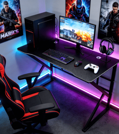 Modern Gaming Desk, gaming desk modern design, gamer computer desk, RGB gaming desk, gaming workstation desk, professional gaming table, ergonomic gaming desk, gaming desk with LED lights, modern computer gaming desk, gaming desk with monitor shelf, gaming desk with storage, gaming desk for home setup, gaming desk with cable management, carbon fiber gaming desk, gaming desk with cup holder, gaming desk with headphone hook, sturdy gaming desk, large gaming desk, gaming desk for small room, gaming desk for bedroom, minimalist gaming desk, black gaming desk, white gaming desk, gaming desk with drawers, gaming desk with keyboard tray, gaming desk for esports, pro gamer desk, gaming setup table, gaming PC desk, gaming desk with RGB strip, L shaped gaming desk, compact gaming desk, heavy duty gaming desk, gaming desk with metal frame, wooden gaming desk, gaming desk with tempered glass top, adjustable height gaming desk, standing gaming desk, gaming desk with mouse pad surface, gaming desk with gaming mat, corner gaming desk, gaming desk for streaming, gaming desk with dual monitor stand, gaming desk with CPU stand, modern gaming workstation, gaming desk for PS5, gaming desk for Xbox setup, gaming desk for console gaming, gaming desk for laptop gaming, gaming desk with power socket, gaming desk with USB port, gaming desk with cable tray, gaming desk with LED controller, gaming desk with gaming rack, gaming desk with carbon texture, gaming desk for teenagers, gaming desk for adults, affordable gaming desk, luxury gaming desk, premium gaming desk, gaming desk for office use, gaming desk for study and gaming, multipurpose gaming desk, gaming desk for creators, gaming desk for YouTube setup, gaming desk for Twitch streaming, gaming desk with sturdy legs, gaming desk with Z frame, gaming desk with K frame, gaming desk with T frame, modern black gaming desk, modern white gaming desk, modern RGB gaming desk, gaming desk with full surface mousepad, gaming desk with ergonomic design, gaming desk with reinforced steel frame, gaming desk with anti scratch surface, gaming desk with waterproof top, gaming desk with smooth finish, gaming desk for dual monitors, gaming desk for triple monitors, gaming desk with raised monitor stand, gaming desk with adjustable feet, gaming desk with footrest bar, gaming desk for compact spaces, gaming desk with side storage shelf, gaming desk with open shelves, gaming desk with closed storage, gaming desk with built in LED lights, gaming desk with remote control lights, gaming desk with gaming accessories holder, gaming desk with cable hole grommets, gaming desk with durable MDF top, gaming desk with solid wood top, gaming desk with steel legs, gaming desk with modern design finish, gaming desk for home office, gaming desk for workstation setup, gaming desk for competitive gaming, gaming desk for racing simulator setup, gaming desk with wide tabletop, gaming desk with deep surface, gaming desk with reinforced support beam, gaming desk with sleek design, gaming desk with minimalist aesthetic, gaming desk with industrial design, gaming desk with futuristic design, gaming desk for gaming room, gaming desk for studio setup, gaming desk for apartment, gaming desk for dorm room, gaming desk for kids gaming room, gaming desk for small apartments, gaming desk with compact footprint, gaming desk with spacious legroom, gaming desk with stable base, gaming desk with non slip feet, gaming desk with adjustable leveling feet, gaming desk with metal crossbar support, gaming desk with modern carbon fiber finish, gaming desk with red accents, gaming desk with blue LED lights, gaming desk with green LED lights, gaming desk with customizable RGB lighting, gaming desk with gaming aesthetic, gaming desk with premium build quality, gaming desk with durable frame, gaming desk with easy assembly, gaming desk with instruction manual, gaming desk with modern sleek edges, gaming desk with rounded corners, gaming desk with ergonomic height, gaming desk for long gaming sessions, gaming desk with anti wobble design, gaming desk with weight capacity 100kg, gaming desk with heavy duty build, gaming desk for high performance setup, gaming desk for high end PC, gaming desk with stylish finish, gaming desk with contemporary design, gaming desk for modern homes, gaming desk with smooth laminated surface, gaming desk with scratch resistant coating, gaming desk with heat resistant surface, gaming desk with high stability, gaming desk for professional gamers, gaming desk with wide leg support, gaming desk with durable coating, gaming desk with matte finish, gaming desk with glossy finish, gaming desk for gaming enthusiasts, gaming desk with modern workspace layout, gaming desk with multi functional design, gaming desk for remote work and gaming, gaming desk with spacious storage area, gaming desk with under desk shelf, gaming desk with adjustable monitor riser, gaming desk with LED lighting effects, gaming desk for immersive gaming setup, gaming desk for ultimate gaming experience, gaming desk with premium ergonomic support, gaming desk for high productivity, gaming desk with smart cable routing, gaming desk with stylish gaming theme, gaming desk with performance driven design, gaming desk with durable scratch proof top, gaming desk with thick tabletop board, gaming desk with solid construction, gaming desk for modern interior decor, gaming desk with contemporary workspace design, gaming desk for gaming lounge, gaming desk with modern urban style, gaming desk with cool gamer aesthetic, gaming desk with high quality materials, gaming desk with strong metal structure, gaming desk for immersive PC gaming, gaming desk with RGB edge lighting, gaming desk with under glow LED lights, gaming desk with modern gaming theme, gaming desk with professional finish, gaming desk with advanced cable management system, gaming desk for multitasking setup, gaming desk with spacious tabletop for keyboard and mouse, gaming desk with optimized layout for gaming accessories, gaming desk with reinforced joints, gaming desk with stable foundation, gaming desk for gaming studio, gaming desk with long lasting durability, gaming desk with enhanced gaming comfort, gaming desk with bold modern design, gaming desk with stylish gamer look, gaming desk with contemporary gamer theme, gaming desk with compact modern build, gaming desk with high tech design, gaming desk for digital creators, gaming desk with sleek black frame, gaming desk with white modern finish, gaming desk with modern gamer workspace concept, gaming desk with durable reinforced legs, gaming desk with efficient space usage, gaming desk with innovative gaming design, gaming desk with performance optimized layout, gaming desk for esports tournaments practice, gaming desk with practical storage solution, gaming desk with modern LED illuminated edges, gaming desk with anti vibration stability, gaming desk with ergonomic wrist support height, gaming desk with futuristic RGB glow, gaming desk with high end aesthetic finish, gaming desk with functional storage compartments, gaming desk with modern minimal design theme, gaming desk with bold color accents, gaming desk with high quality hardware fittings, gaming desk with sleek carbon fiber texture, gaming desk with heavy steel base, gaming desk with smooth ergonomic edges, gaming desk with balanced weight distribution, gaming desk with gamer friendly features, gaming desk with smart modern engineering, gaming desk with stylish performance look, gaming desk with optimal surface space, gaming desk with advanced gaming features, gaming desk with modern innovation style, gaming desk with durable gaming surface, gaming desk with high stability performance, gaming desk with adjustable desk feet support, gaming desk with pro gamer style finish, gaming desk with dynamic LED atmosphere lighting, gaming desk with smooth cable routing channels, gaming desk with ultra wide tabletop, gaming desk with contemporary black and red design, gaming desk with stable reinforced frame support, gaming desk with professional gamer inspired design, gaming desk with enhanced durability coating, gaming desk with sturdy gaming platform build, gaming desk with modern high performance structure, gaming desk with creative gamer inspired aesthetics, gaming desk with superior quality surface finish, gaming desk with modern gaming lifestyle design, gaming desk with robust engineered wood top, gaming desk with reinforced metal framework, gaming desk with immersive gaming environment design, gaming desk with high load capacity support, gaming desk with ultra modern gamer finish, gaming desk with strong support structure, gaming desk with ergonomic gaming height, gaming desk with minimalist gamer appeal, gaming desk with performance grade materials, gaming desk with modern sleek gamer layout, gaming desk with durable gaming workstation build, gaming desk with advanced structural design, gaming desk with aesthetic gamer room look, gaming desk with stylish modern gamer surface, gaming desk with practical gamer focused design, gaming desk with enhanced workspace organization, gaming desk with modern gamer productivity style, gaming desk with premium gaming room furniture design, gaming desk with sleek performance driven finish, gaming desk with compact yet spacious tabletop, gaming desk with modern performance engineered structure.Modern Gaming Desk in Nairobi, Modern Gaming Desk in Mombasa, Modern Gaming Desk in Kisumu, Modern Gaming Desk in Nakuru, Modern Gaming Desk in Eldoret, Modern Gaming Desk in Thika, Modern Gaming Desk in Ruiru, Modern Gaming Desk in Juja, Modern Gaming Desk in Kiambu, Modern Gaming Desk in Kikuyu, Modern Gaming Desk in Limuru, Modern Gaming Desk in Ngong, Modern Gaming Desk in Kiserian, Modern Gaming Desk in Ongata Rongai, Modern Gaming Desk in Kitengela, Modern Gaming Desk in Athi River, Modern Gaming Desk in Syokimau, Modern Gaming Desk in Mlolongo, Modern Gaming Desk in Machakos, Modern Gaming Desk in Kangundo, Modern Gaming Desk in Tala, Modern Gaming Desk in Matuu, Modern Gaming Desk in Kitui, Modern Gaming Desk in Mwingi, Modern Gaming Desk in Embu, Modern Gaming Desk in Meru, Modern Gaming Desk in Nanyuki, Modern Gaming Desk in Nyeri, Modern Gaming Desk in Karatina, Modern Gaming Desk in Othaya, Modern Gaming Desk in Kerugoya, Modern Gaming Desk in Chuka, Modern Gaming Desk in Isiolo, Modern Gaming Desk in Marsabit, Modern Gaming Desk in Moyale, Modern Gaming Desk in Garissa, Modern Gaming Desk in Wajir, Modern Gaming Desk in Mandera, Modern Gaming Desk in Malindi, Modern Gaming Desk in Kilifi, Modern Gaming Desk in Watamu, Modern Gaming Desk in Mtwapa, Modern Gaming Desk in Vipingo, Modern Gaming Desk in Lamu, Modern Gaming Desk in Ukunda, Modern Gaming Desk in Diani, Modern Gaming Desk in Kwale, Modern Gaming Desk in Voi, Modern Gaming Desk in Taveta, Modern Gaming Desk in Bungoma, Modern Gaming Desk in Webuye, Modern Gaming Desk in Kimilili, Modern Gaming Desk in Kakamega, Modern Gaming Desk in Mumias, Modern Gaming Desk in Busia, Modern Gaming Desk in Siaya, Modern Gaming Desk in Ugunja, Modern Gaming Desk in Kisii, Modern Gaming Desk in Nyamira, Modern Gaming Desk in Kericho, Modern Gaming Desk in Bomet, Modern Gaming Desk in Narok, Modern Gaming Desk in Kilgoris, Modern Gaming Desk in Kajiado, Modern Gaming Desk in Namanga, Modern Gaming Desk in Naivasha, Modern Gaming Desk in Gilgil, Modern Gaming Desk in Nyahururu, Modern Gaming Desk in Eldama Ravine, Modern Gaming Desk in Kabarnet, Modern Gaming Desk in Maralal, Modern Gaming Desk in Lodwar, Modern Gaming Desk in Kapenguria, Modern Gaming Desk in Kitale, Modern Gaming Desk in Kapsabet, Modern Gaming Desk in Iten, Modern Gaming Desk in Homa Bay, Modern Gaming Desk in Migori, Modern Gaming Desk in Rongo, Modern Gaming Desk in Awendo, Modern Gaming Desk in Kehancha, Modern Gaming Desk in Mbita, Modern Gaming Desk in Oyugis, Modern Gaming Desk in Litein, Modern Gaming Desk in Sotik, Modern Gaming Desk in Londiani, Modern Gaming Desk in Emali, Modern Gaming Desk in Sultan Hamud, Modern Gaming Desk in Makindu, Modern Gaming Desk in Kibwezi, Modern Gaming Desk in Westlands, Modern Gaming Desk in Karen, Modern Gaming Desk in Kilimani, Modern Gaming Desk in Kileleshwa, Modern Gaming Desk in Parklands, Modern Gaming Desk in Lavington, Modern Gaming Desk in Runda, Modern Gaming Desk in Ruaka, Modern Gaming Desk in Thome, Modern Gaming Desk in Roysambu, Modern Gaming Desk in Kasarani, Modern Gaming Desk in Zimmerman, Modern Gaming Desk in Kahawa West, Modern Gaming Desk in Kahawa Sukari, Modern Gaming Desk in Githurai, Modern Gaming Desk in Donholm, Modern Gaming Desk in Umoja, Modern Gaming Desk in Buruburu, Modern Gaming Desk in Embakasi, Modern Gaming Desk in Pipeline, Modern Gaming Desk in Komarock, Modern Gaming Desk in Kayole, Modern Gaming Desk in Dandora, Modern Gaming Desk in Eastleigh, Modern Gaming Desk in South B, Modern Gaming Desk in South C, Modern Gaming Desk in Langata, Modern Gaming Desk in Dagoretti, Modern Gaming Desk in Kinoo, Modern Gaming Desk in Kawangware, Modern Gaming Desk in Rongai, Modern Gaming Desk in Nyali, Modern Gaming Desk in Bamburi, Modern Gaming Desk in Shanzu, Modern Gaming Desk in Likoni, Modern Gaming Desk in Changamwe, Modern Gaming Desk in Kisauni, Modern Gaming Desk in Mariakani, Modern Gaming Desk in Kaloleni, Modern Gaming Desk in Hola, Modern Gaming Desk in Garsen, Modern Gaming Desk in Bura, Modern Gaming Desk in Witu